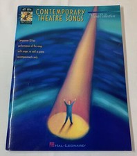 1995 Hal Leonard CONTEMPORARY THEATRE SONGS - Men's Collection  with CD