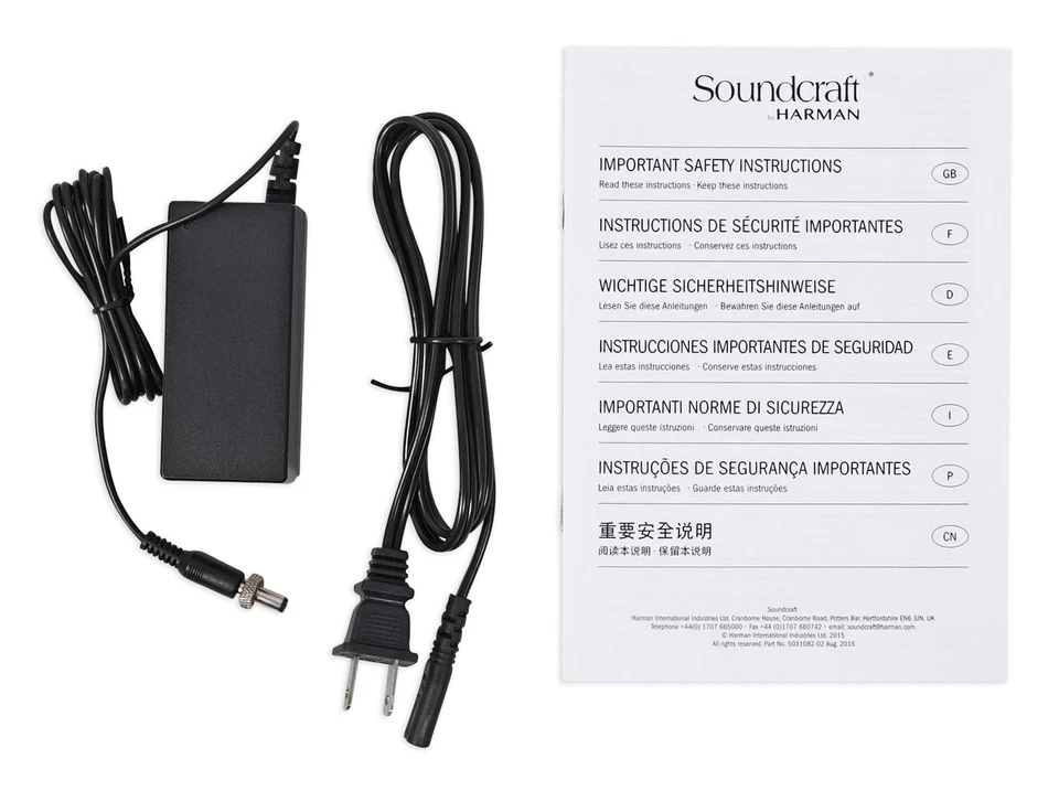 Soundcraft Ui12 12 Input Digital Mixer w/Wifi+App Control+Recording+Mics+Cables - Image 4 of 4