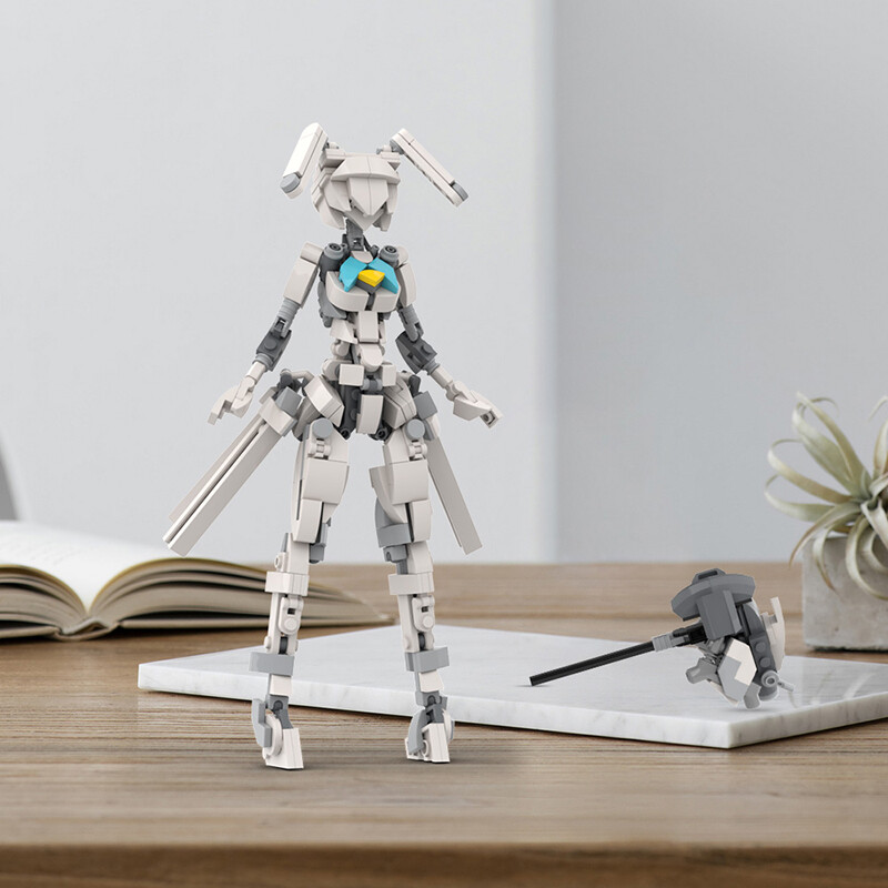 Lego Female Lego Robot Moc Instructions Mobile Suit Girl Building