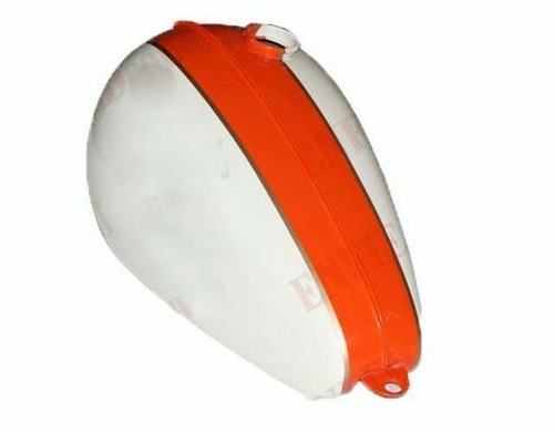 Réservoir De Carburant ECs 650cc Blanc Orange Rayé S'adapte À Triumph T120R TR6 - Photo 5/5