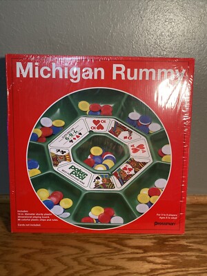 Pressman MICHIGAN RUMMY Game 2004 New Sealed