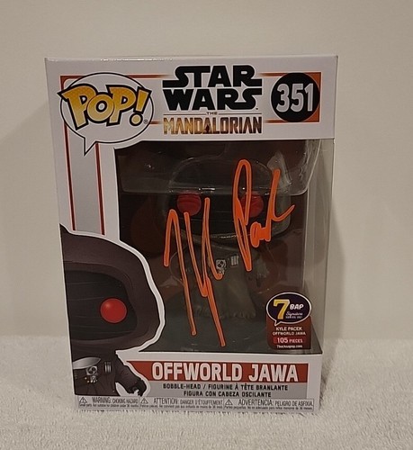 Funko Pop! STAR WARS OFFWORLD JAWA #351 Signed KYLE PACEK 7BAP 105PCS JSA COA - Foto 3 di 14