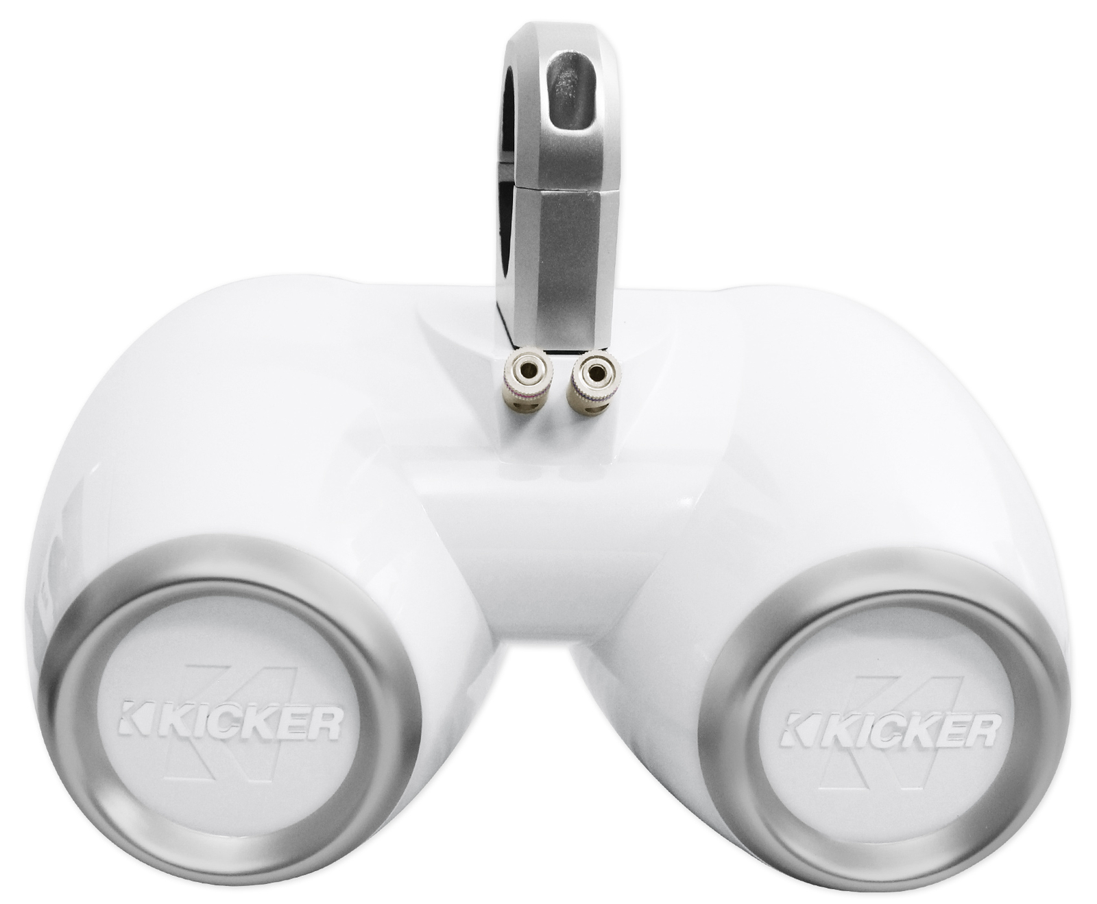 Парный вейкборд Kicker 12KMTEDW Белый с двумя 65-дюймовыми динамиками для вейкбордов KMTED