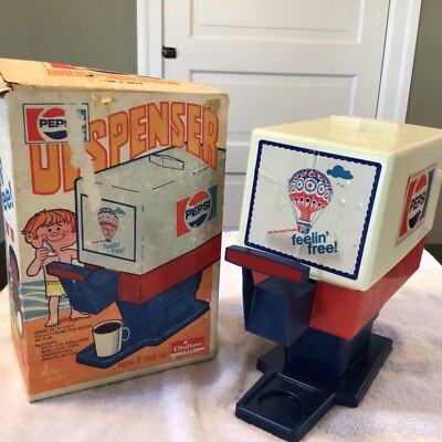 PEPSI-COLA レトロ　ディスペンサー Vintage Pepsi Toy Soda Fountain Drink Dispenser by Chilton-Globe