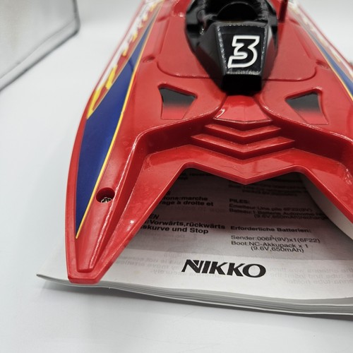 Nikko RC Speedboat Speed Waver 2 Red 1:25 Fully Working Boxed With Manual - Picture 12 of 24