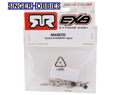 ARRMA ARA330703 4mm Flanged Locknut Set (4) NEW IN PACKAGE HH
