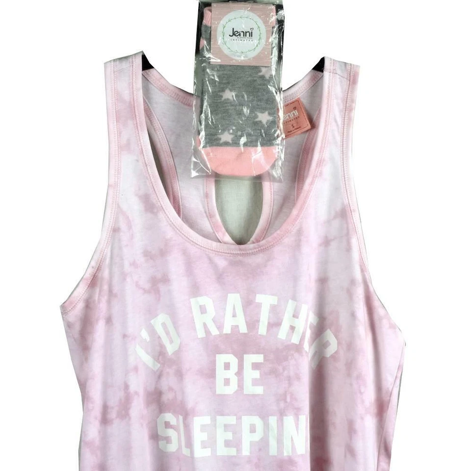 Conjunto de pijama y calcetín Jenni gráfico ojo de cerradura elige color y talla nuevo Foto 4 de 4