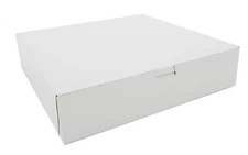 Southern Champion Tray White Non-Window Bakery Boxes 12” x 12” x 2-3/4” 100 Ct.