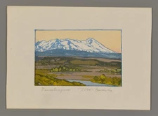 Toshi Yoshida Woodblock - Daisetsuzan