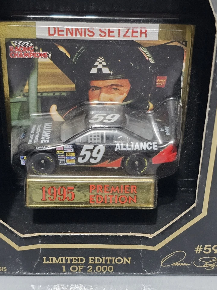 Racing Champions 1995 Premier #59 Dennis Setzer Nascar 1:64 Car - Image 3 of 4