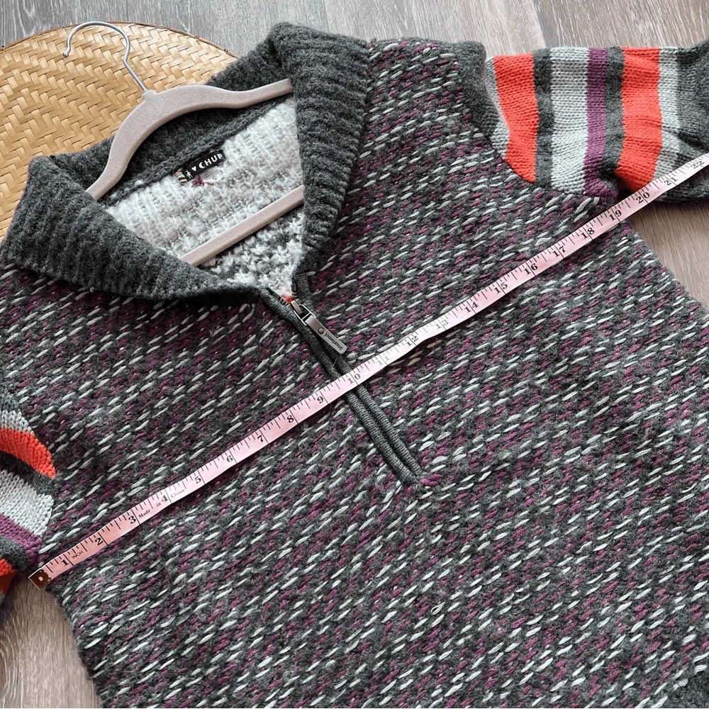 smartwool chup potlach wool quarter zip sweater