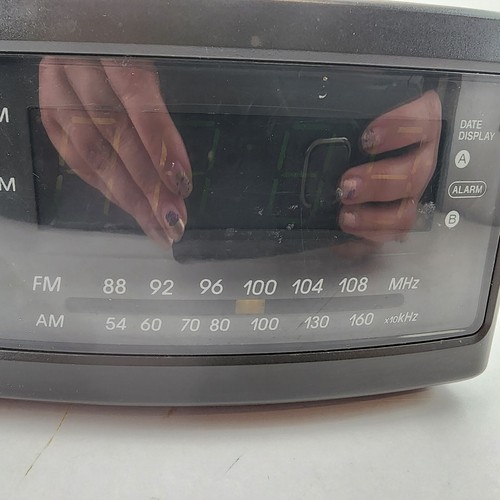 Sony Dream Machine ICF-C740 AM/FM Reloj Radio Doble Alarma Estuche Negro Dígitos Verdes - Imagen 6 de 15