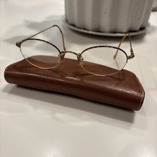 Vogue, Italy VO 3246 Eyeglass frame 48-20-140 eyewear gold 1/2 rim metal glasses