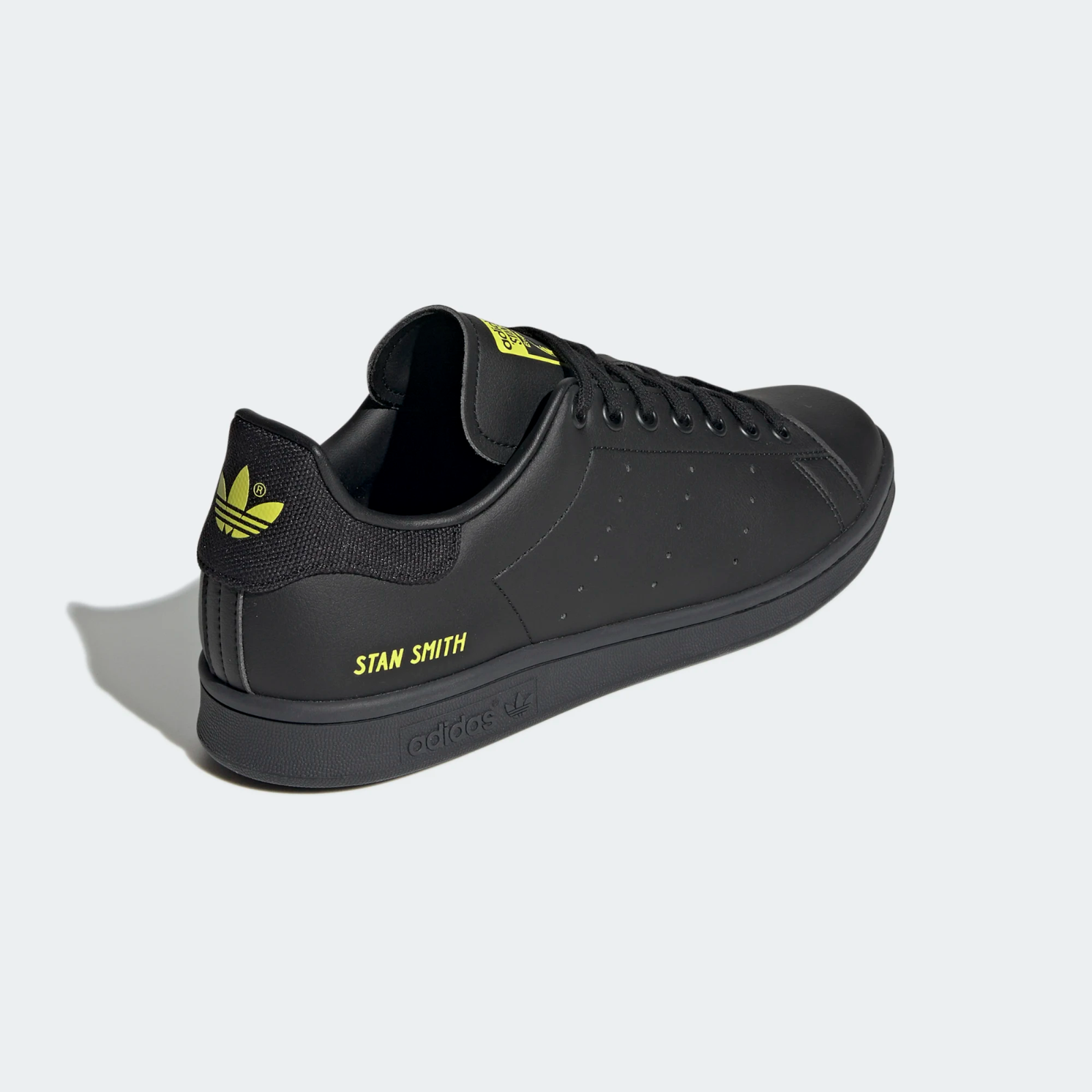 adidas Originals Stan Smith Trainers in Black and Yellow | eBay