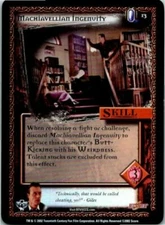 Buffy Angel's Curse CCG Foil #13 Machiavellian Ingenuity SCRYE Promo *CCGHouse*