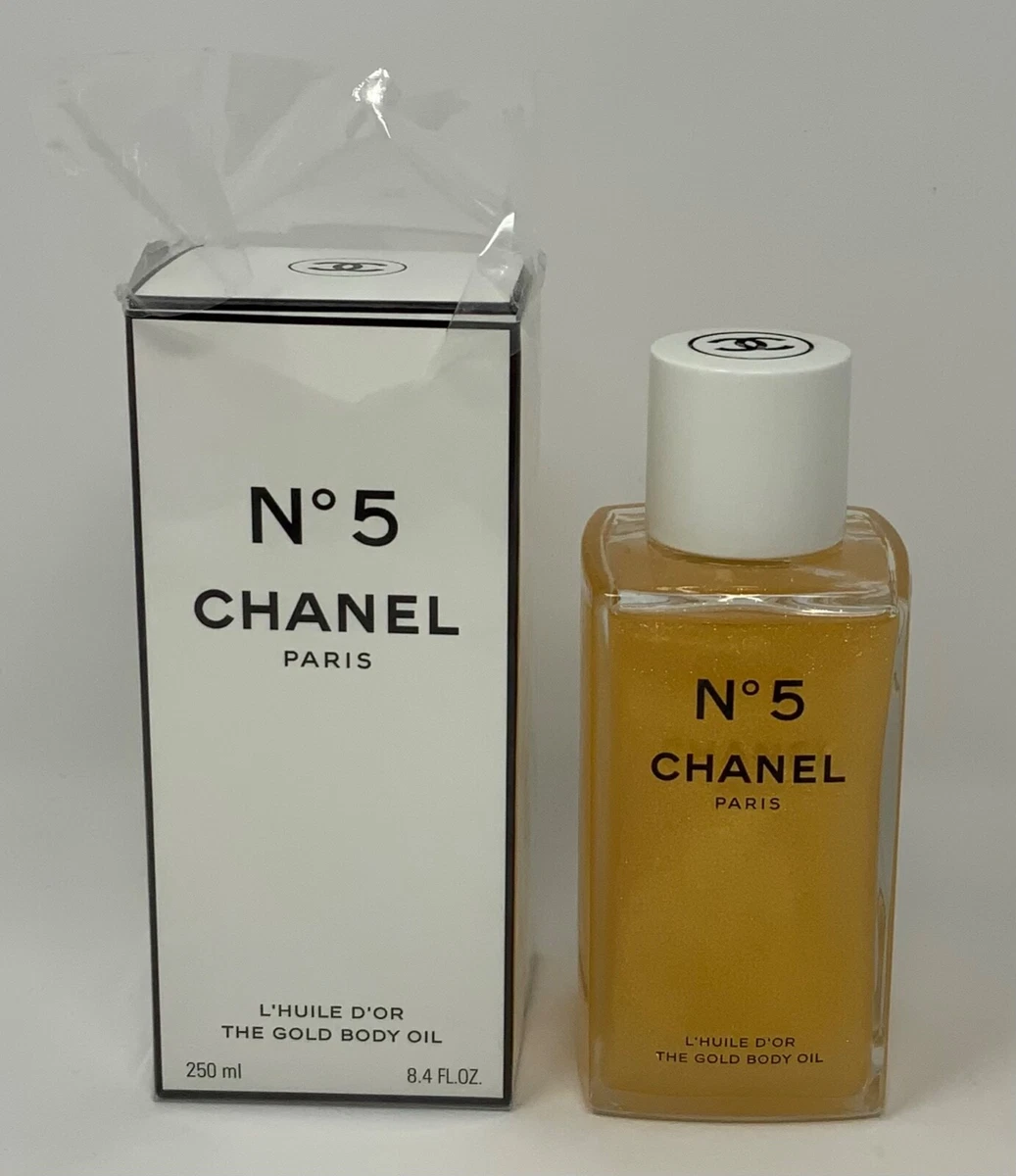 CHANEL N°5 No5 The Gold Body Oil 8.4oz/250mL LimiTed Ed NEW SEALED *QUICK  SHIP