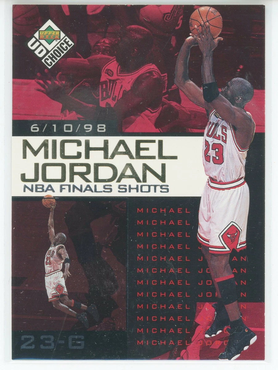1998-99 UD Choice Preview NBA Finals Shots #4 Michael Jordan | eBay