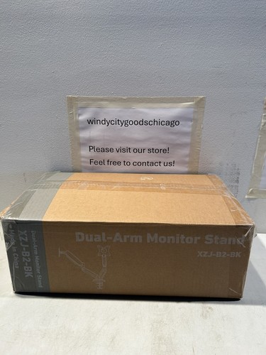 Dual Monitor Mount for 15-27" Ultrawide Screen Gas Spring Monitor Arm Desk Stand - 第 2/7 張圖片