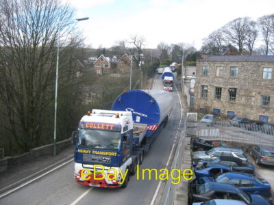 Photo 6x4 Wind Turbine sections enroute to Scout Moor Chatterton This con c2008