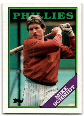 1988 Topps Mike Schmidt Philadelphia Phillies #600