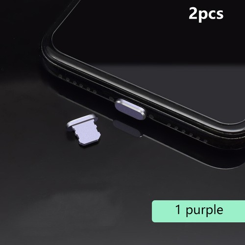 2PCS Aluminum Alloy Anti Dust Plug For Phone 14 13 Max Lightning Port Cover - Zdjęcie 10 z 12