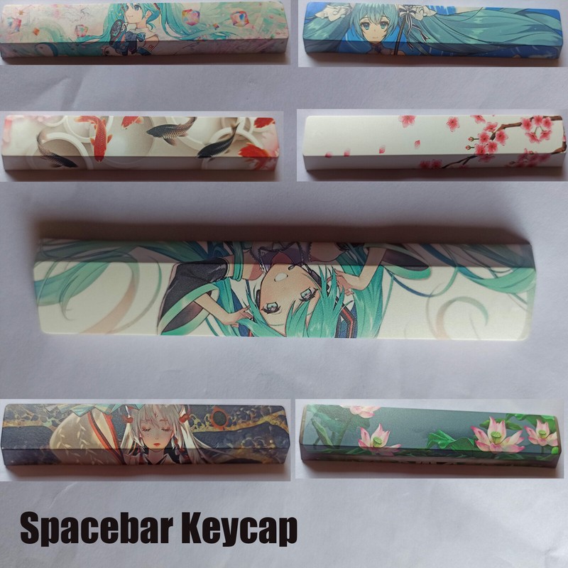 Spacebar Cap For Cherry Mechanical Keyboard Blank Space Keycap 6.25U PBT Keycaps