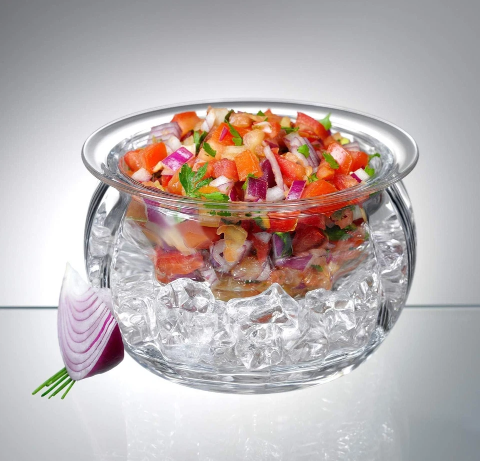 Prodyne Dips on Ice Acrylic Dip Bowl, 16 oz., clear - Image 2 of 4