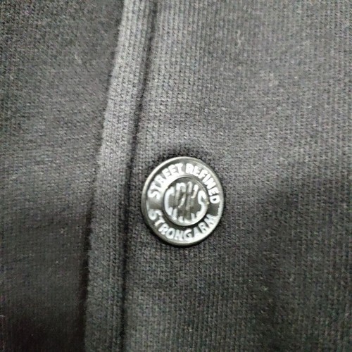 Crooks and Castles Long Sleeve Preppy Varsity Bomber Jacket Black Men's Size M - Picture 6 of 11