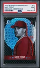 2025 Bowman Chrome MB MIKE TROUT #21 Ascensions Case Hit SSP - PSA 9