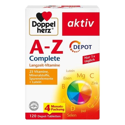   Doppelherz A-Z Complete Depot Tablets, 120 Count PZN 16732219