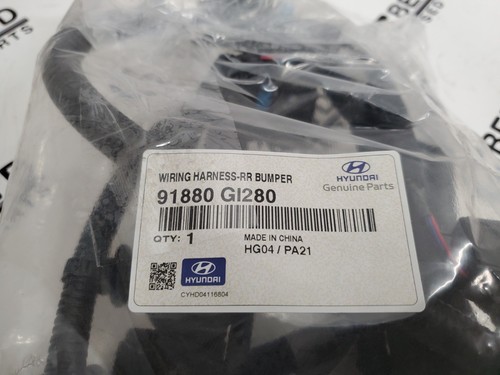 Genuine Hyundai Ioniq 5 2021-2025 Rear Bumper Parking Sensor PDC Wiring Loom - Picture 11 of 12