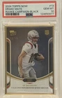 Drake Maye 2024 Topps Now 10 /10 PSA 10 POP 1 Triple Jersey Match! RC SSP