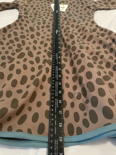 New Finding foxtale designer girls dress size 10 brown animal print long sleeve - Picture 6 of 8