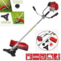 2in1 52cc Petrol Strimmer 2 Stroke Garden Grass Trimmer Brush Cutter Multi Tool