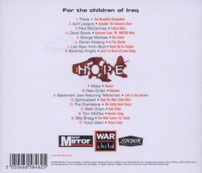 英、欧2discs LP Various War Child - Hope WARCHILD4LP War Child Records /00520 War Child - Hope – CD (Compilation), 2003 [r2643150] | Discogs
