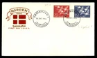 Mayfairstamps Denmark FDC 1956 dual Copenhagen Norden First Day Cover aaz_04131