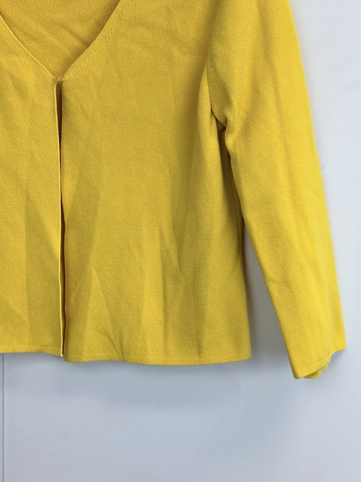 SPENSE Shrug Bolero Women’s Size 10 Short Sleeve Mustard Yellow Cardigan - Image 4 of 4