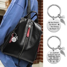 Sister Keychain Sisterhood Keychain Keyrings for Best Friends Couple