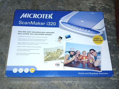MICROTEK ScanMaker i320 CCD 48-Bit Color Desktop Flatbed Scanner