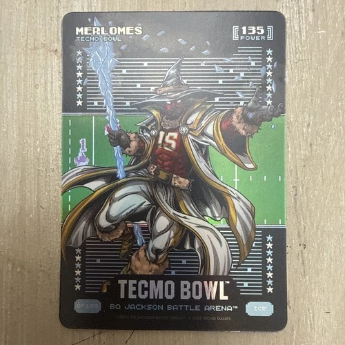 2026 Bo Jackson Battle Arena Tecmo Bowl Merlomes Patrick Mahomes #BF183 Ice Foil