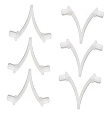  Butterfly Pool Clips - 6 Pack Attachment Clips for Swimming Pool Brush, 