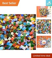 800 Vibrant Square Mosaic Tiles - Perfect for Home Decorations  Creative Crafts