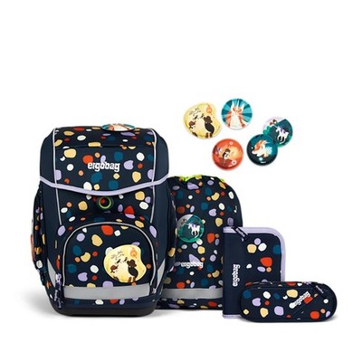 Ergobag Cubo  Bärnsteinhöhle  Schulranzen-Set 5-teilig
