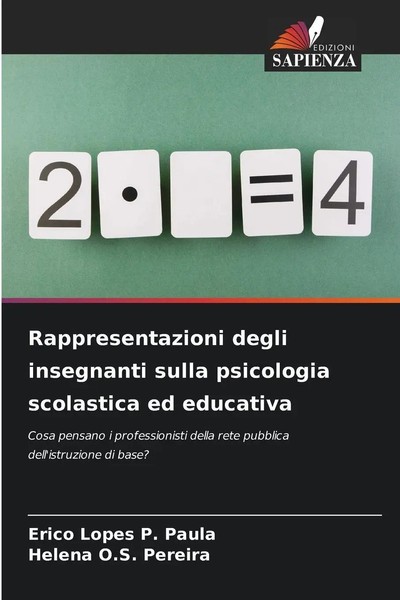 Rappresentazioni Degli Insegnanti Sulla Psicologia Scolastica Ed Educativa Buch-image