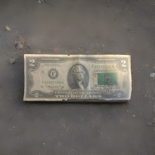 Rare Bicentennial Year Atlanta Federal Reserve $2Two Dollar Bill Stamped - Picture 3 of 6