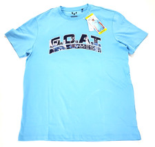 Messi GOAT Logo Light Blue Men s T-Shirt Size Medium NWT