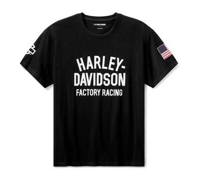 Harley-Davidson Factory Racing Fast Johnnie Tee NEW w TAGS - Image 1 of 2