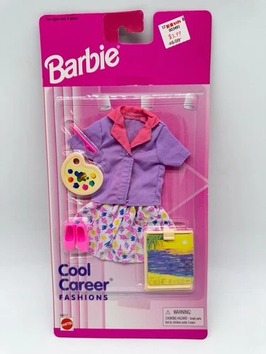 Barbie Cool Career Fashions 68617 Be an Artist NIB 1996 Vintage