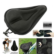 Bike Seat Cover Comfort Cushion Cover Soft Padded Mountain Bicycle Saddle Sports