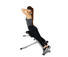 Sunny Health Fitness Foldable Hyperextension Roman Chair w/Back